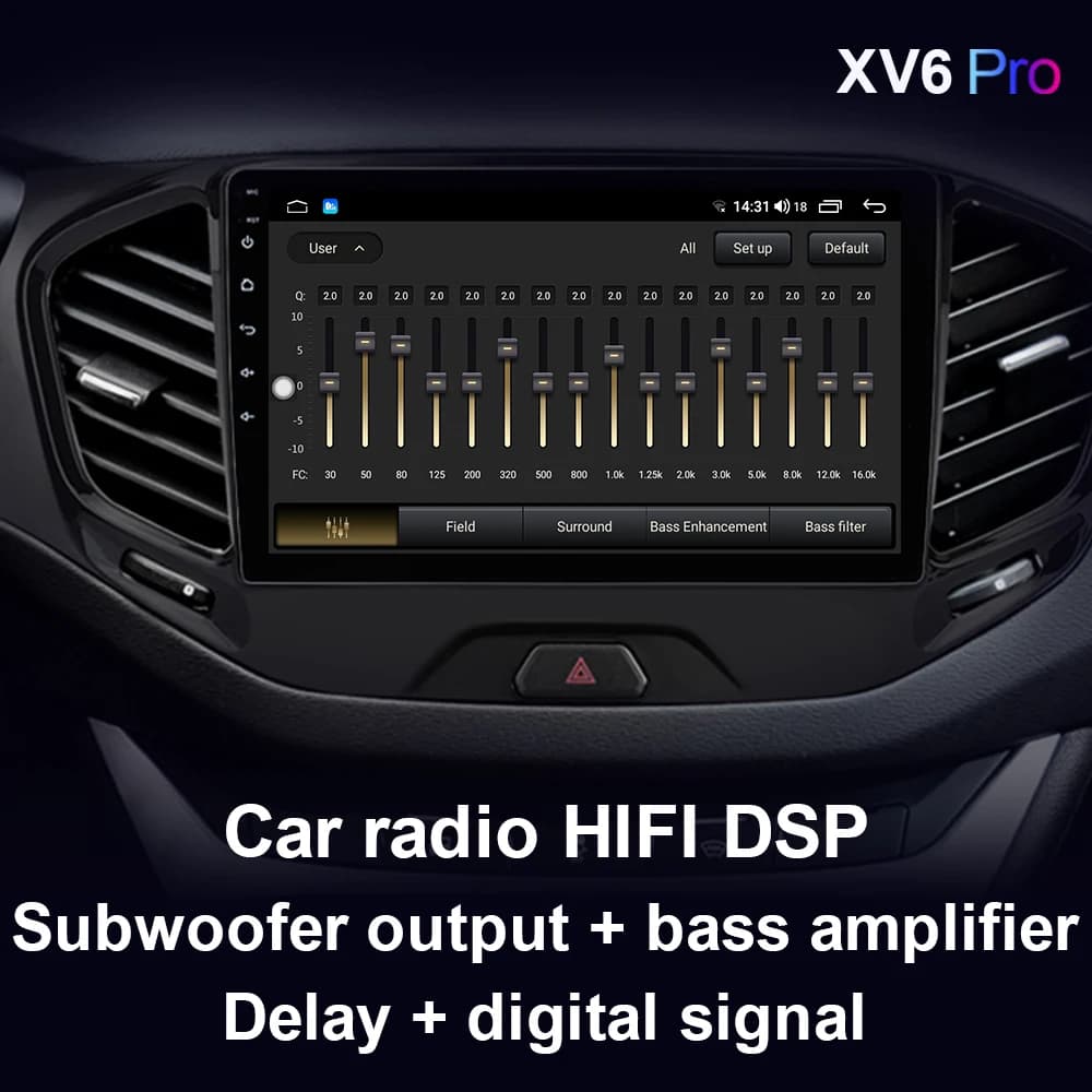 راديو سيارة LEHX عالمي 9 بوصة 2 Din أندرويد 15 راديو سيارة أندرويد GPS نظام وسائط متعددة مركزي ذكي - 4