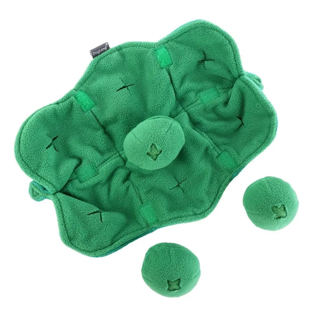 لعبة شم للكلاب لعبة محشوة صاخبة موزع مكافآت ألعاب ألغاز معدل الذكاء كرة تفاعلية وعاء شم للكلاب لعبة عض للجراء - 3