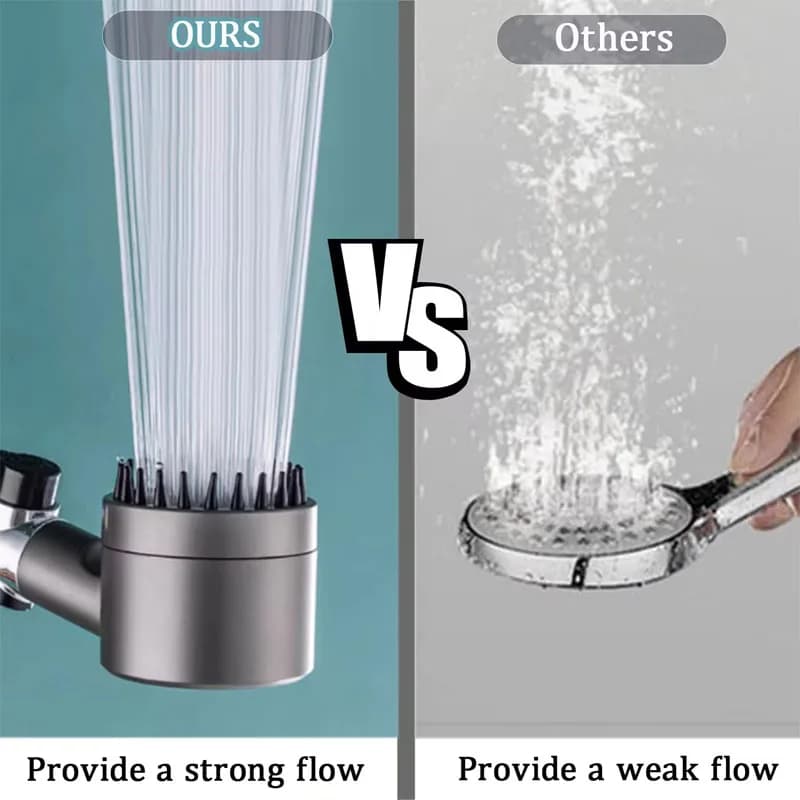 Four modes shower filter head massage showerhead replete for shower knobs bathroom accessories heads showers parts fixture home - 3