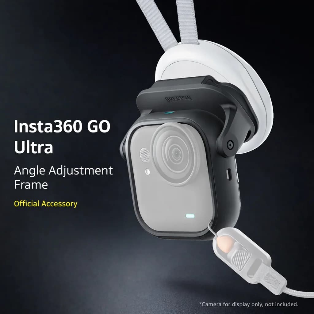 إطار تعديل الزاوية الفائق Insta360 GO 195° حامل مشبك قابل للتعديل تصميم مغناطيسي ملحقات رسمية