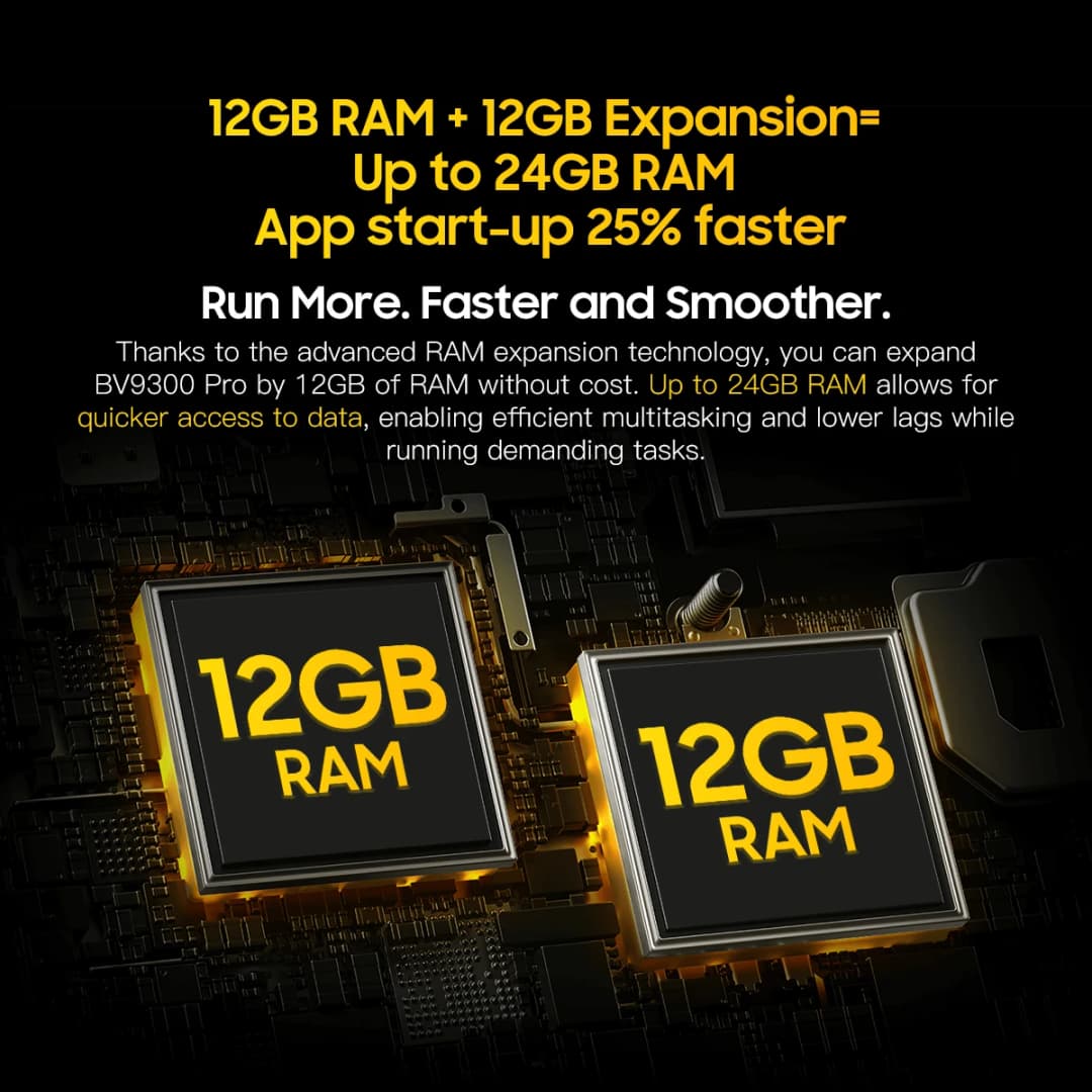 هاتف بلاك فيو BV9300 برو المتين، معالج هيليو G99، أندرويد 13، ذاكرة وصول عشوائي 12 جيجابايت، ذاكرة داخلية 256 جيجابايت، شاشة 6.7 بوصة بمعدل تحديث 120 هرتز، بطارية 15080 مللي أمبير مع شحن 33 واط، كشاف 100 لومن - 6