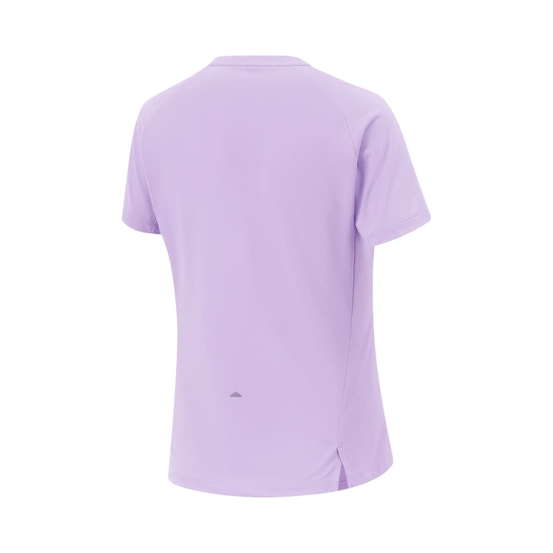 قميص رياضي نسائي للجري من Li-Ning، بوليستر AT AIR، قابل للتنفس ويجف بسرعة، عاكس للضوء، موديل ATSV088 - 2