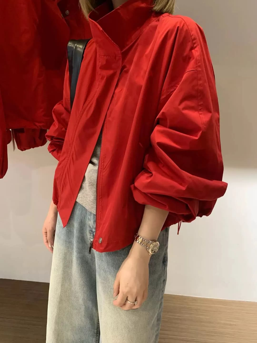 Casual ort Women's Jaet European Sle Spring Summer New Loose Windbreaker Sun Protection Zipper Design Commute Sle