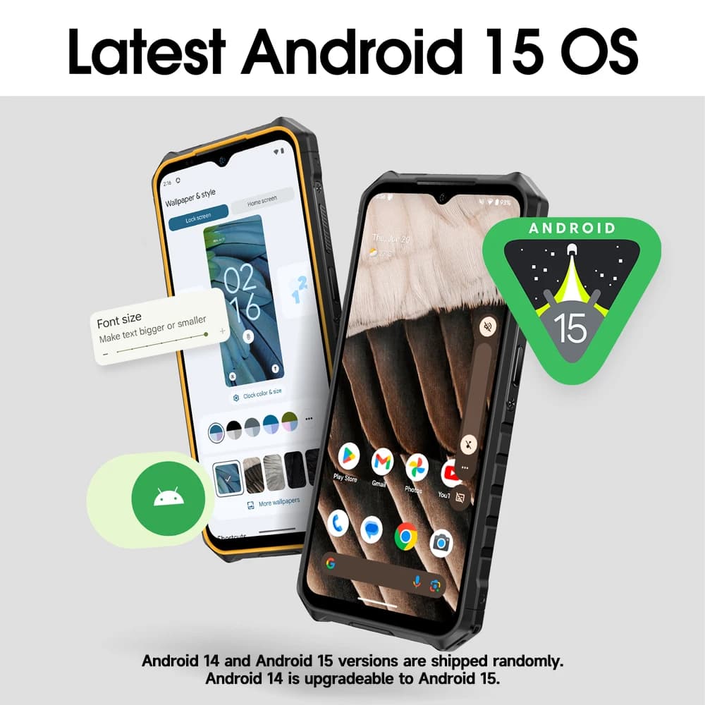 Ulefone Armor X13 Up to 12GB+64G Android 13， 6320mAh 50MP 6.52"NFC 4G ，GPS Global Version - 5