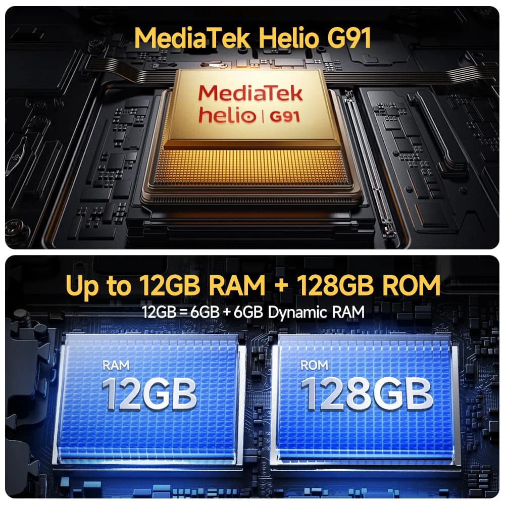 هاتف Ulefone Armor X31 4G متين بنظام Android 14 هاتف ذكي 6.56 بوصة ذاكرة وصول عشوائي 12 جيجابايت ذاكرة قراءة فقط 128 جيجابايت 48 ميجابكسل NFC كاميرا ليلية IR Blaster إصدار عالمي - 2