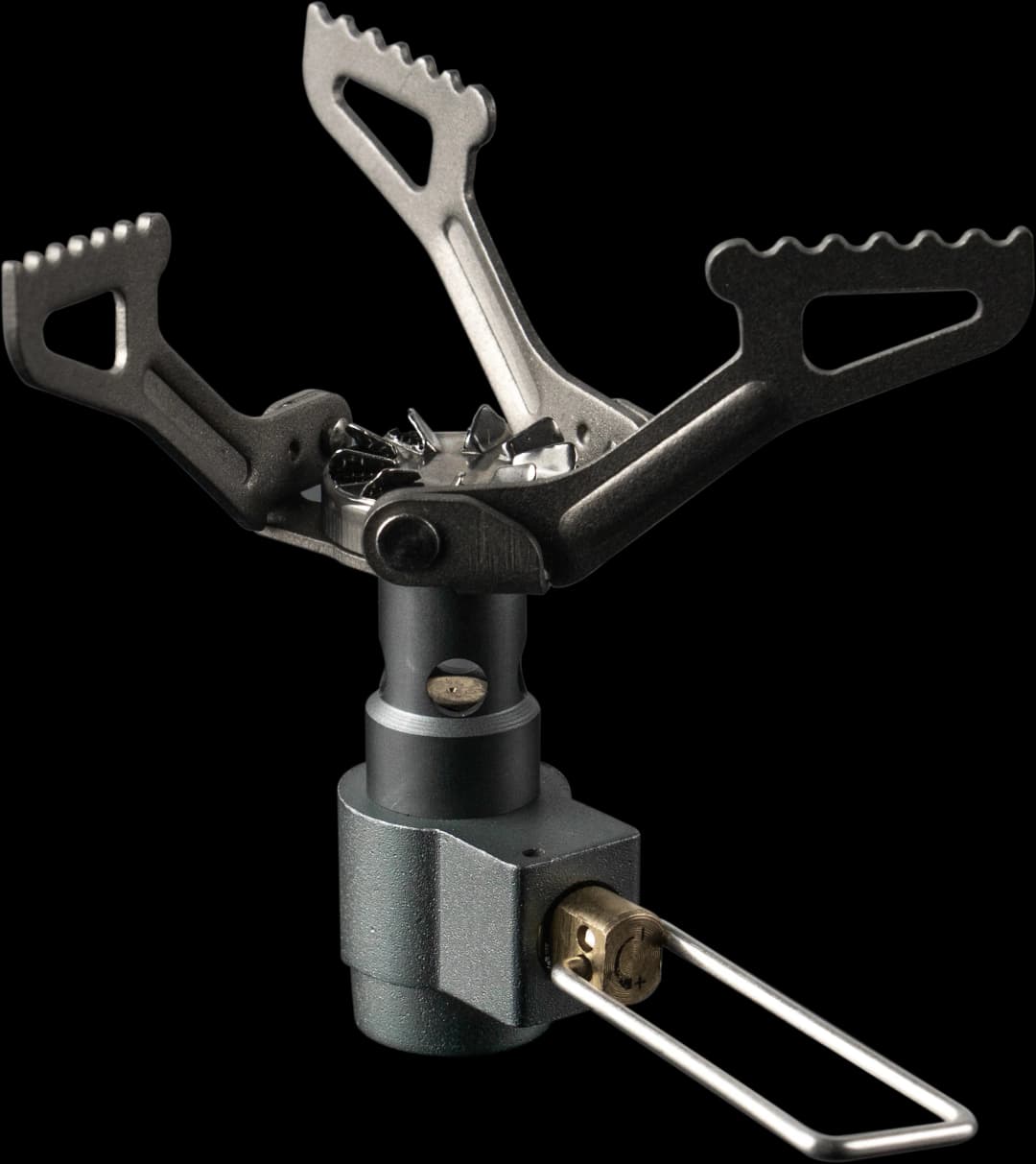 موقد غاز تخييم صغير من التيتانيوم BRS-3000T، موقد جيب قطعة واحدة قابل للطي للطهي في الهواء الطلق - 4