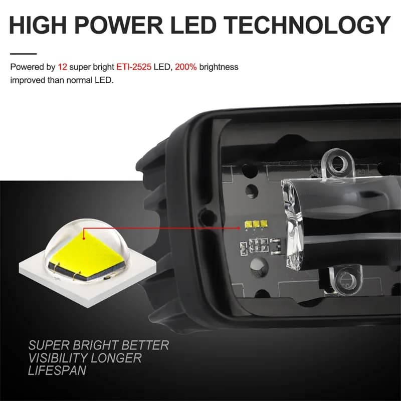 شريط إضاءة LED 6D 6 بوصة 30 واط ضوء عمل LED أصفر أبيض ضوء ضباب لسيارات الدراجات النارية الطرق الوعرة 4X4 ATV الشاحنات الجرارات 12V 24V - 6