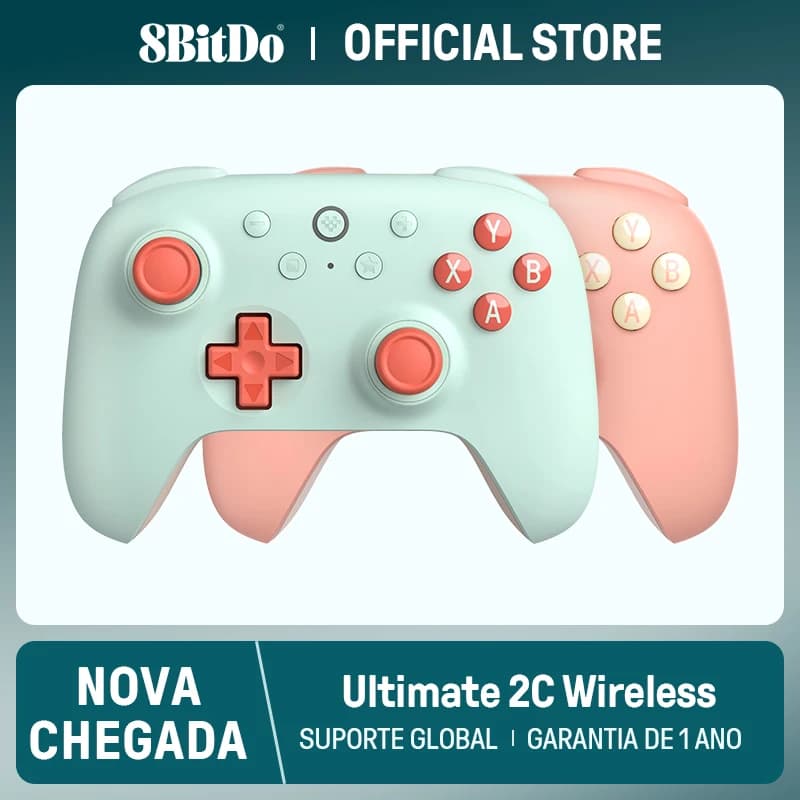 8BitDo - وحدة تحكم الألعاب اللاسلكية الجديدة Ultimate 2C للحاسوب، ويندوز 10، 11، ستيم ديك، رازبيري باي، أندرويد