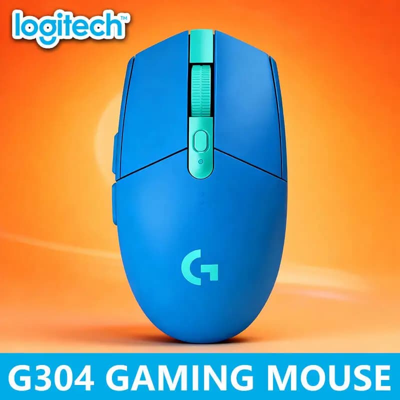 ماوس الألعاب اللاسلكي Logitech G305/G304، تقنية LIGHTSPEED بدون تأخير 1 مللي ثانية، مستشعر HERO بدقة 12000 نقطة لكل بوصة، 6 أزرار قابلة للبرمجة، بطارية تدوم حتى 250 ساعة لأجهزة الكمبيوتر الشخصي وماك