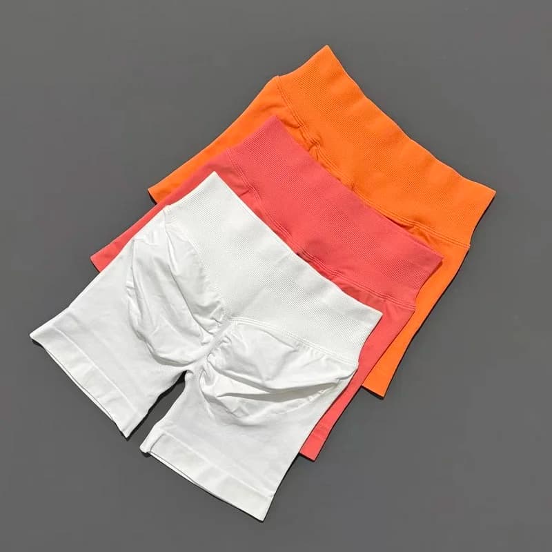 Women Fitness Workout Shorts Yoga High Waist Lift Butt Fitness Shorts Gym Running Sportswear Women Push Up Gym Leggings - 5