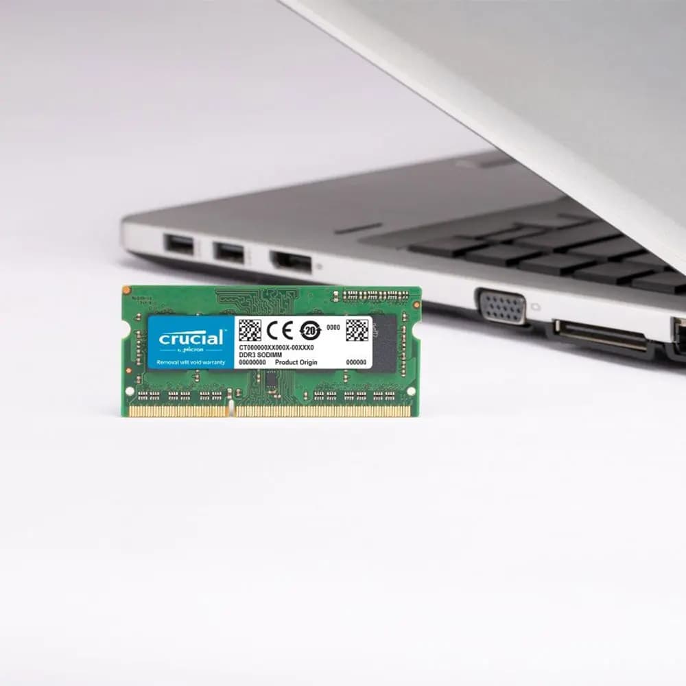 Crucial Laptop Memory RAM DDR3L DDR3 8GB 4GB 1066 1333 1600MHz SO-DIMM PC3-8500 PC3-10600 12800 14900 1.35V 1.5V Notebook RAMs - 6