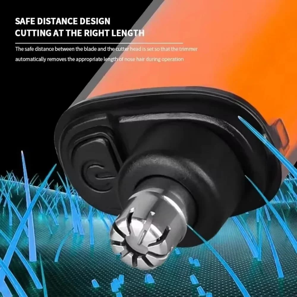 Electric Nose Ear Hair Trimmer Mini Compact Portable USB C Fast Charging Rechargeable Men Facial Hair Removal Grooming Clipper - 3