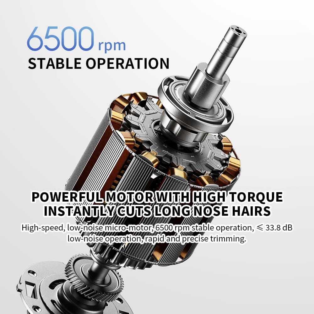 ماكينة تشذيب شعر الأنف الكهربائية من Xiaomi Mijia للرجال - قابلة للنقل، قابلة لإعادة الشحن، غير مؤلمة، 2023 - 4