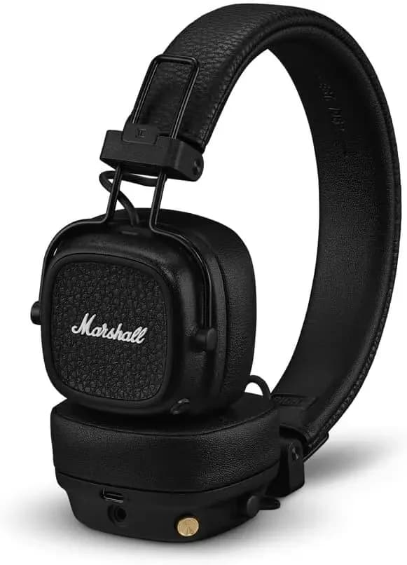 Marshall Major V 5 Wireless Bluetooth Headphone with Mic Foldable Pop Rock Retro Headset Support Marshall Bluetooth App