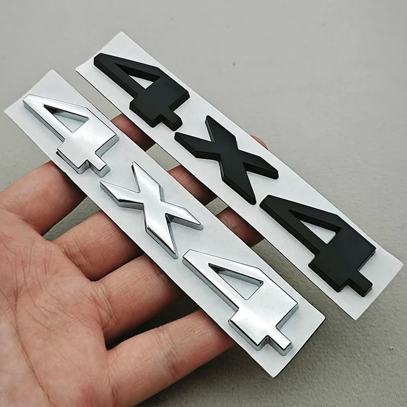 ملصقات معدنية ثلاثية الأبعاد لشعار 4X4 محدود، مناسبة لسيارات جيب جراند شيروكي، أفرلاند، البوصلة، ورانجلر - 3