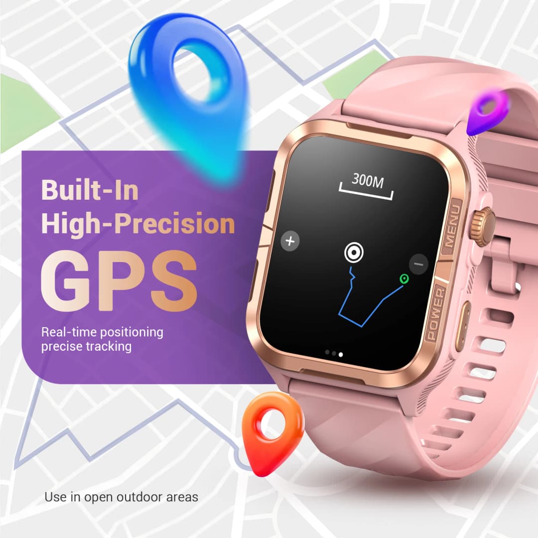 ساعة بلاك فيو W10 برو الذكية مع نظام تحديد المواقع GPS، شاشة TFT 1.83 بوصة، بطارية 600 مللي أمبير تدوم 11 يومًا في وضع الاستعداد، بلوتوث/مقاومة للماء، مع إضاءة LED للبالغين - 6