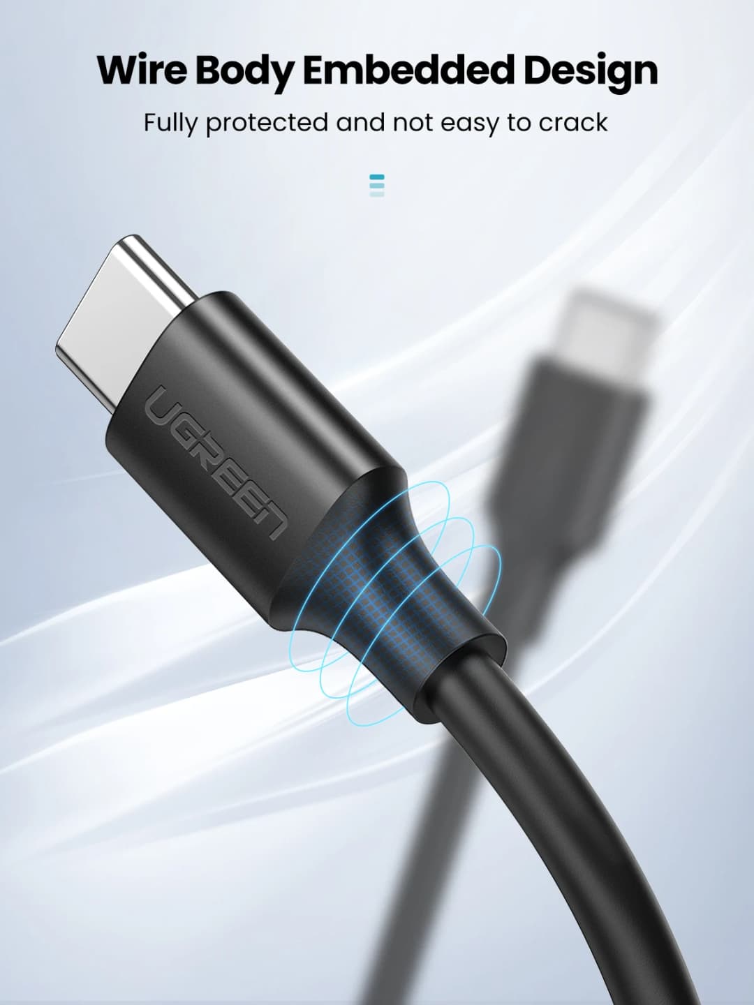 UGREEN USB C to USB C Cable PD60W for iPhone 17 16 15 MacBook iPad Fast Charging Cable 20V 3A Type C Fast Charger PD Cable USB C - 5