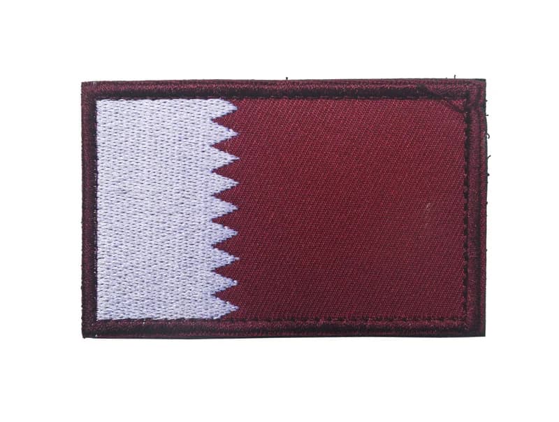 رقعة علم مطرزة الهند عمان قطر العراق السعودية شريط حلقة للذراع شارات حقيبة ظهر تكتيكية للملابس - 5