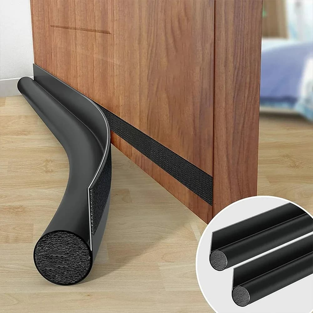 1 Door Bottom Door Seam Sealing Strip Under the Door Thickened Sound Insulation Bug Proof Windproof Dust Household Door Bedroom - 6