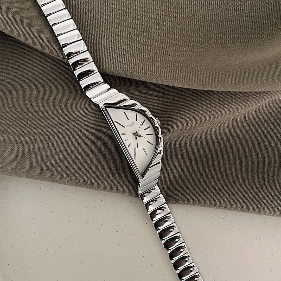 NEW Fashion Design Women's Watches Creative Half-Moon Dial Stainles Steel Quartz Authentic Watch Premium Women's Wristwatch Gift - 6
