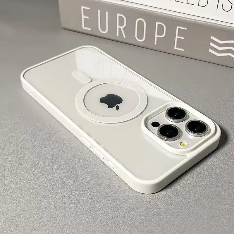 جراب هاتف شحن لاسلكي فاخر لماجسيف لآيفون 17 16 15 14 13 12 11 برو ماكس 16 بلس 16e 17 إير، غطاء مغناطيسي - 5