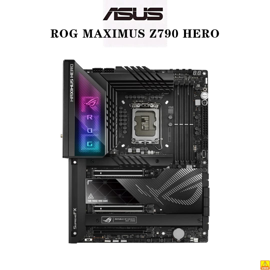 لوحة أم ASUS ROG MAXIMUS Z790 HERO مقبس LGA1700 معالج CPU DDR5 7800+(O.C) ذاكرة شريحة Z790 لوحة رئيسية ATX
