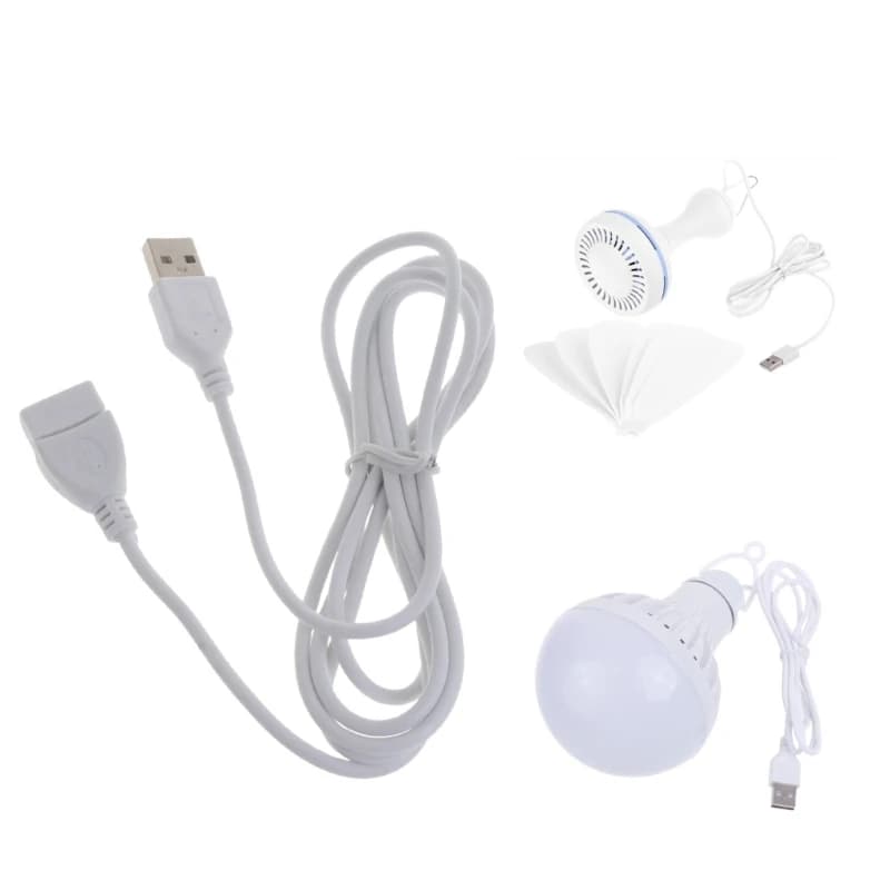 White USB Extension Cable Extender Male to Female 1.5M 5ft - 4
