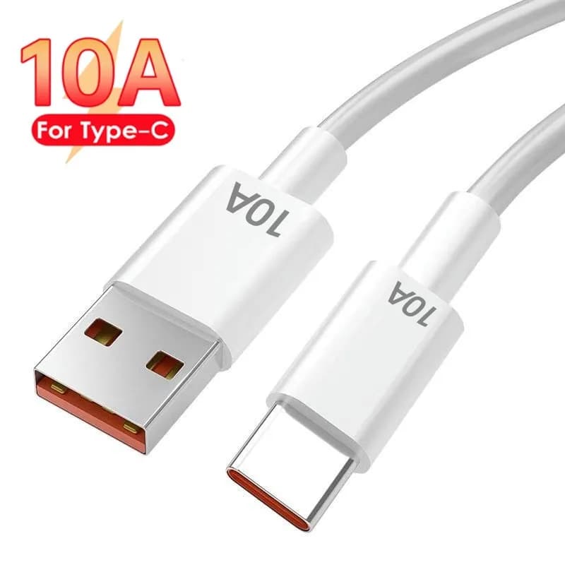 10A 120W USB To Type C Cable Super Fast Charing Line For iPhone15 16 Xiaomi Samsung Huawei Honor Quick Charge USB PD Data Cable