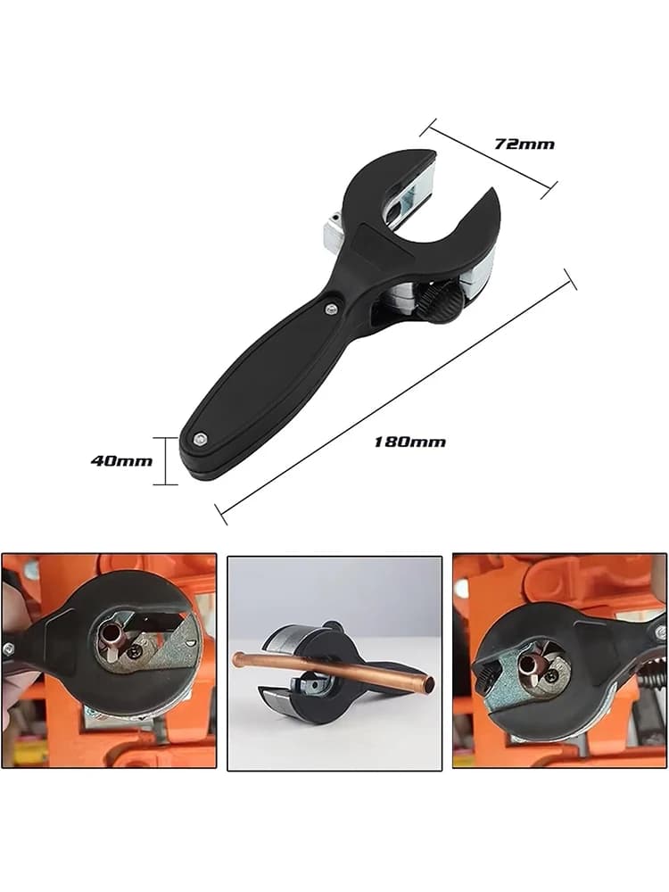 قاطع أنابيب بتصميم ترس 8-29 مم قاطع أنابيب عالمي من الفولاذ المقاوم للصدأ والنحاس والألمنيوم مقص ترس لقطع الخراطيم أدوات يدوية - 6