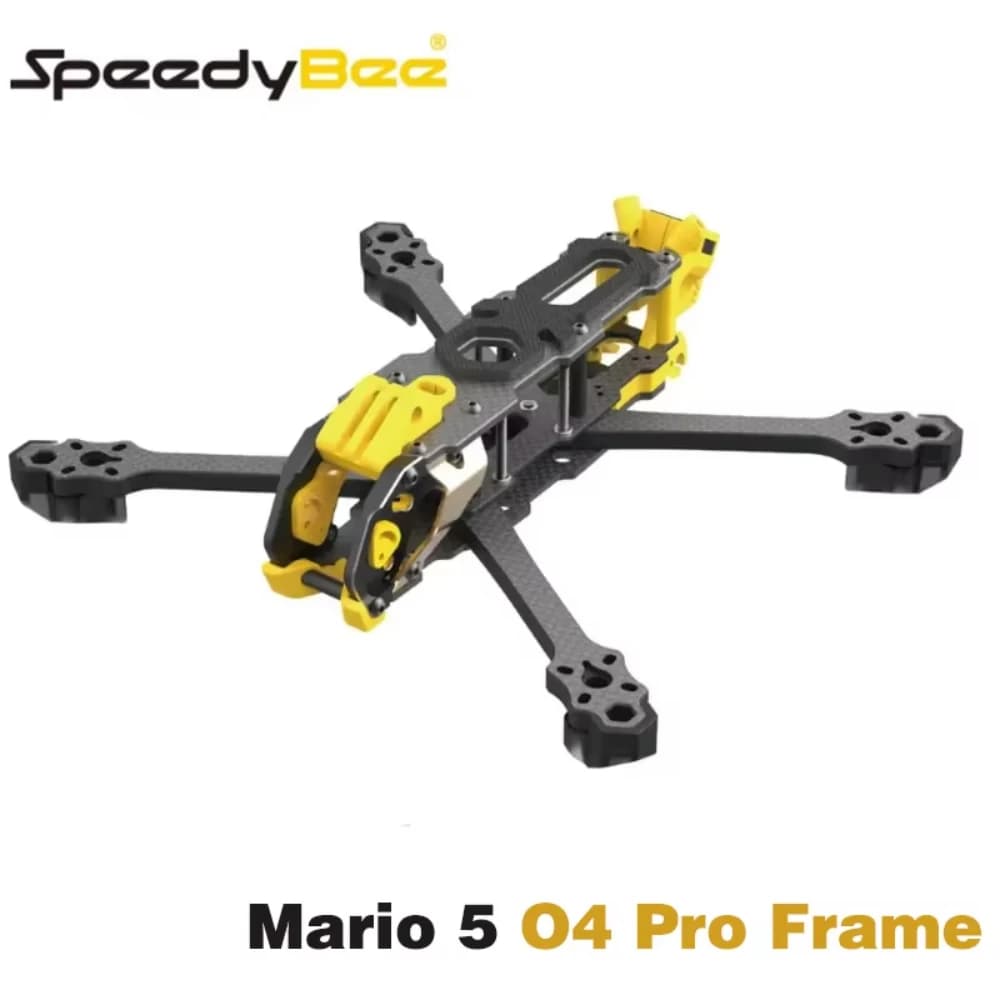 مجموعة إطار SpeedyBee Mario 5 O4 إصدار DC/XH مع لوحة ألياف كربونية FPV Freestyle طائرة سباق RC - 2