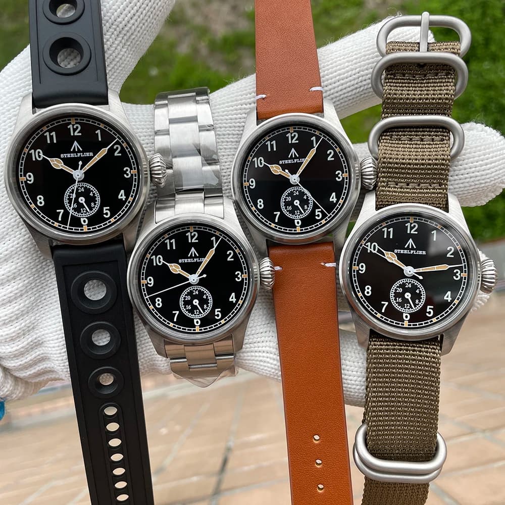 STEELFLIER Official SF746 Luxury Quartz Wristwatch Swiss Luminous VH60 Mute Movement 20Bar Waterproof Multi-time Zone Watches - 5