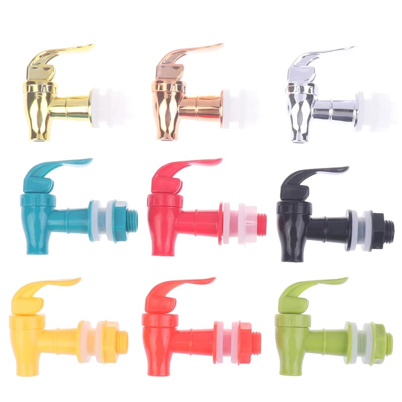 صنبور بلاستيك مع فلتر لزجاجة النبيذ الزجاجية، برميل نبيذ، موزع مياه، صنبور تبديل، خزان خاص - 3