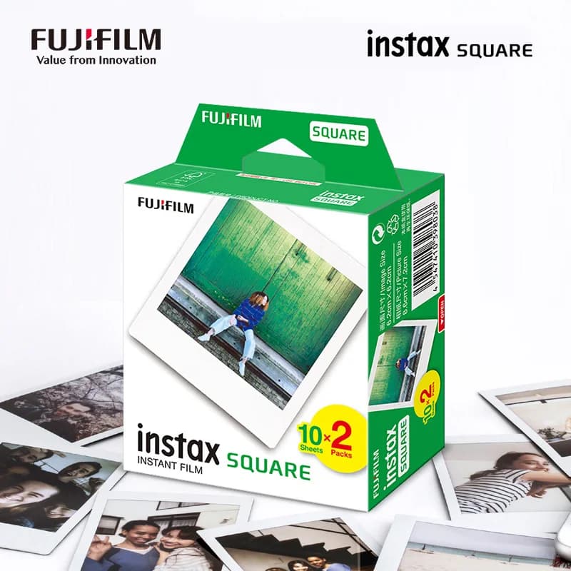 Fujifilm Instax Square Films Photo Paper For Fuji Instax SQ1 SQ10 SQ40 SQ20 Instant Square Camera Link Printer 10-100 Sheets - 2
