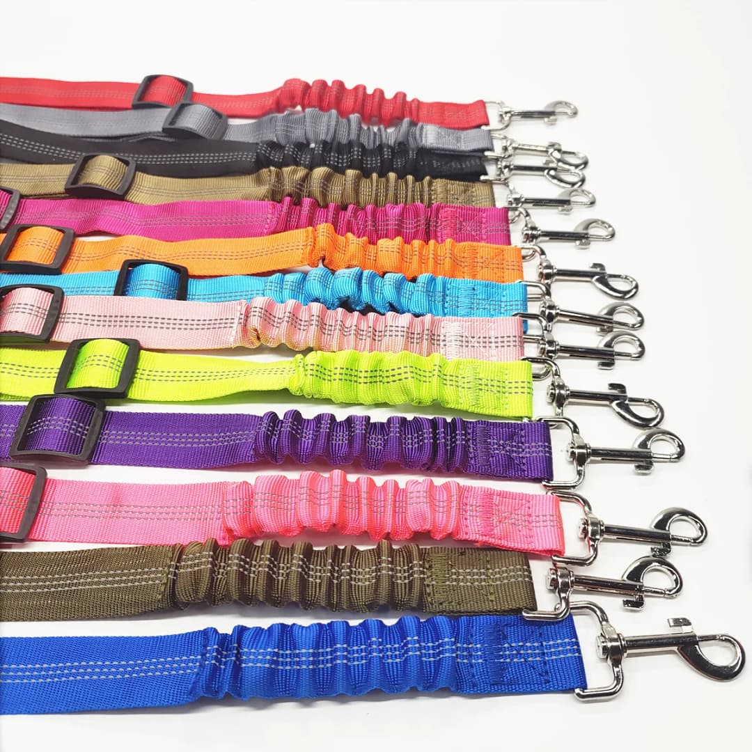 Adjustable Dog Car Seat Belt Harness for Dogs Nylon Reflective Cushioning Elasticity Car Travel Dog Accessories for Dogs - 5