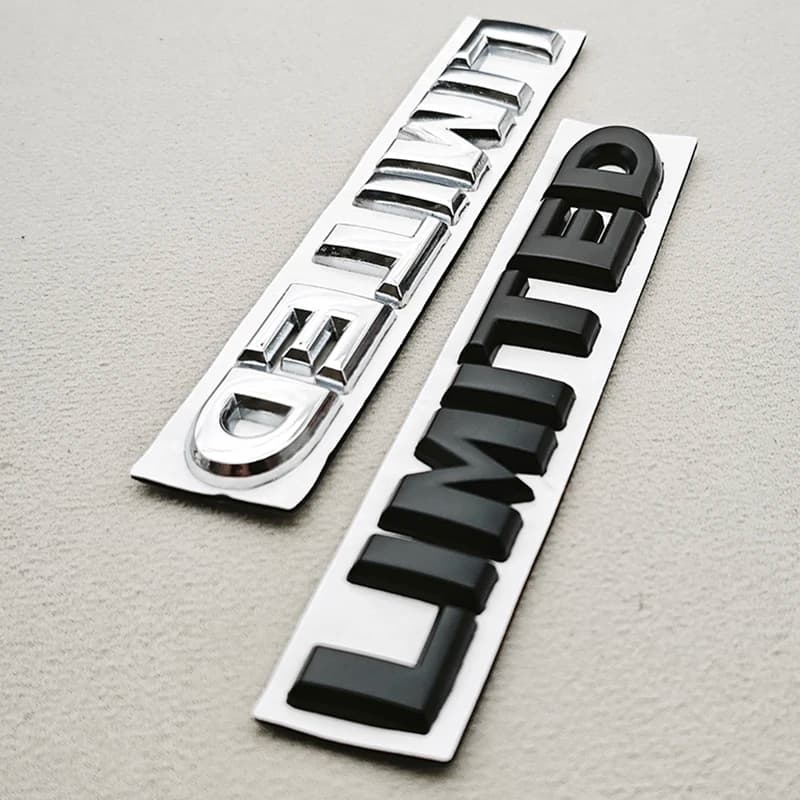 ملصقات معدنية ثلاثية الأبعاد لشعار 4X4 محدود، مناسبة لسيارات جيب جراند شيروكي، أفرلاند، البوصلة، ورانجلر - 6