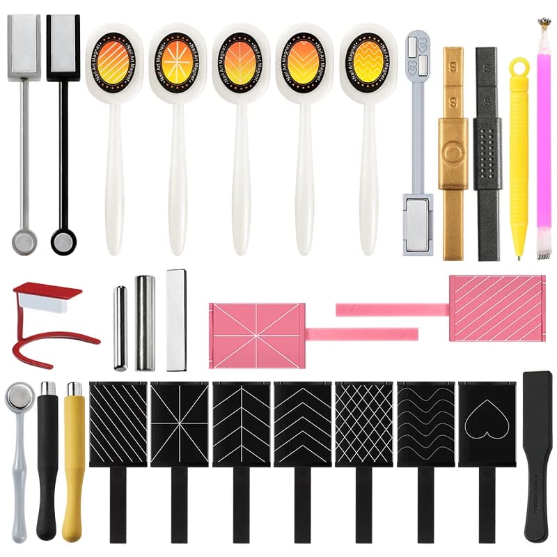 1Pc Cat Magnetic Stick 9D Effect Strong Plate for UV Gel Line Strip Multi-function Magnet Board Nail Art Tool - 3