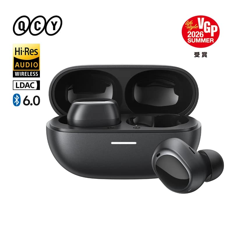 QCY MeloBuds A30 Adaptive ANC Wireless Earbuds 8 Mics ENC Clear Call 60dB ANC Hi-Res Audio Bluetooth 6.0 Earphones 50 Hours IPX5