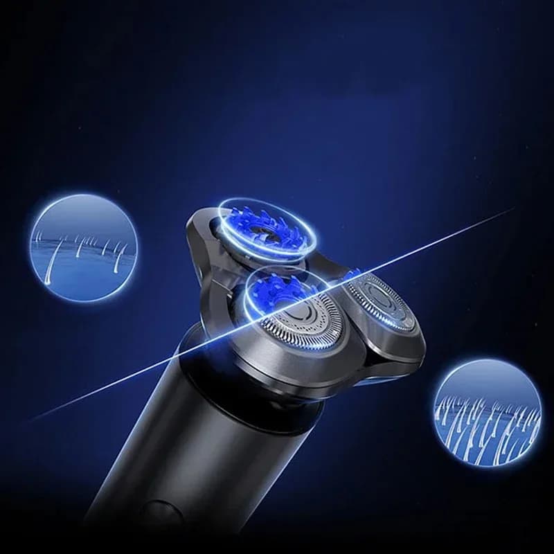 2026 Electric Shaver 3D Blackstone 3 IPX7 Waterproof Razor Wet And Dry Dual Use Face Beard Battery Digital Display For Men - 2