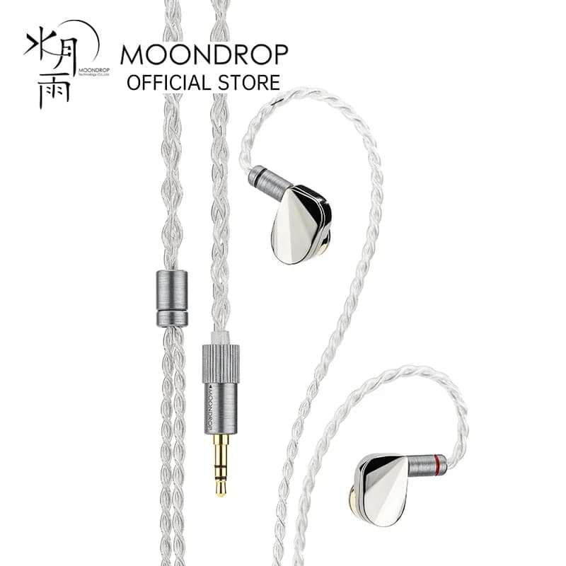 MOONDROP ILLUSTRIOUS سماعة أذن مشغل ديناميكي 11 ملم سماعات أذن مرجعية استوديو احترافي HIFI سماعة رأس سلكية