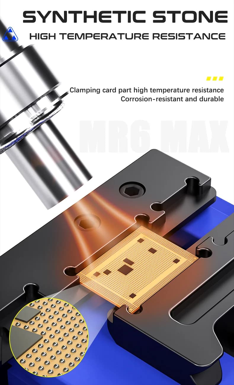 ميكانيك MR6 ماكس حامل لوحة دوائر كهربائية عالمي لأدوات إصلاح لحام شريحة IC لوحة أم هاتف محمول آيفون سامسونج - 4