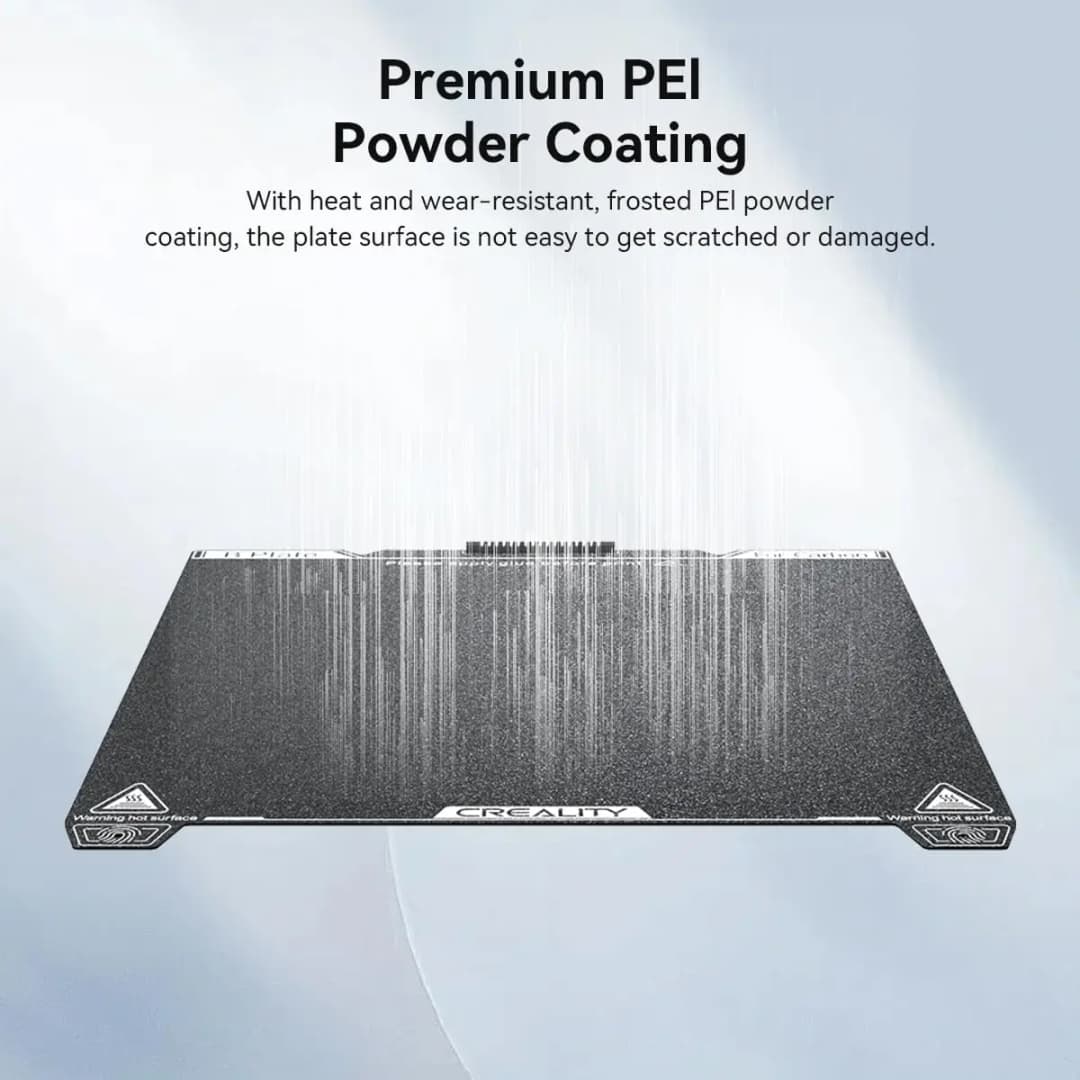 Official Creality K1C Build Plate PEI Sheet ,Flexible Removable Spring Steel Platform for Ender 3S1/3S1 Pro/3V2 Neo/3V3 SE/KE K1 - 4