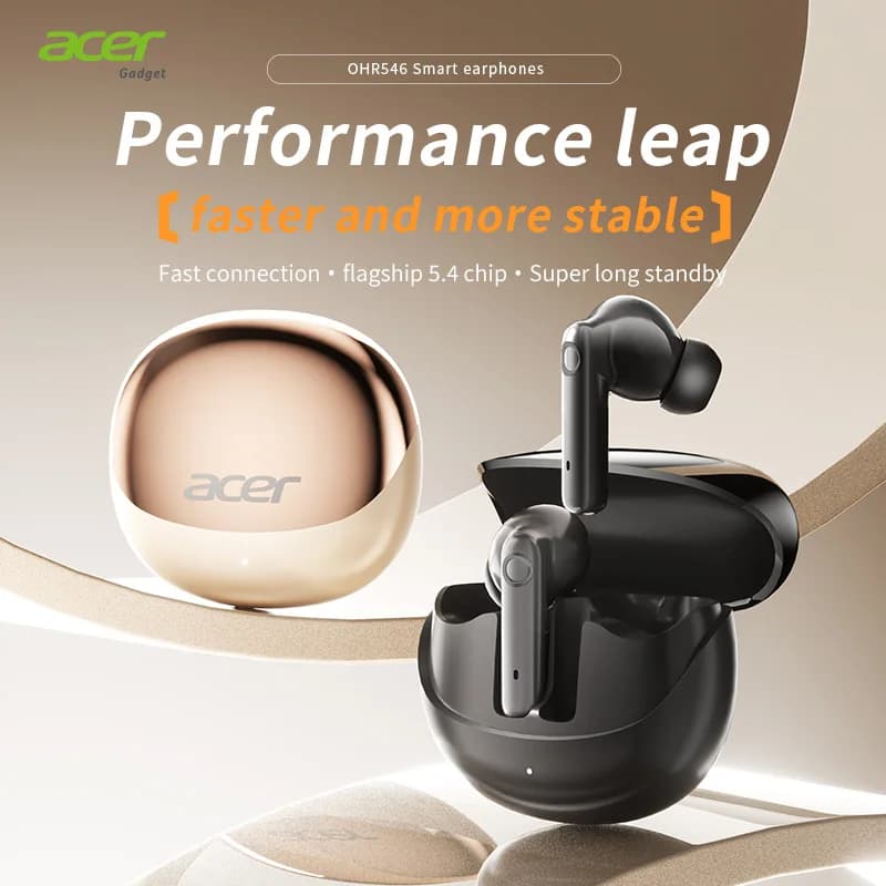 Acer Ohr546 Bluetooth Headphones 2025 New Model Wireless Earphones In-Ear Design Comfortable to Wear for Sports, Running, and Calls, Noise Reduction, Compatible with Mobile Phones, Tablets, and Laptop Devices - 5