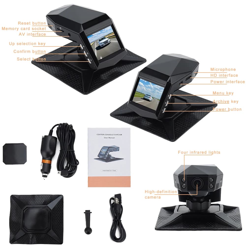 4K HD Car DVR DashCam New Vehicle Recorder 1080P Video Recorder 170 Angle Niht Vision Car Cycle Recorders Smart Car Dash Camera - 6