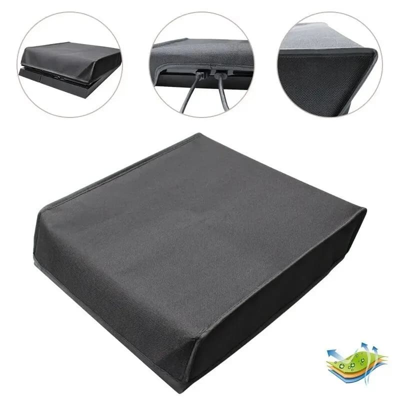 Soft Dustproof Cover Case For PS4 Slim/Pro For Sony Playstation 4 Game Console Controller Dust Proof Canvas Sleeve For PS4 Pro - 4