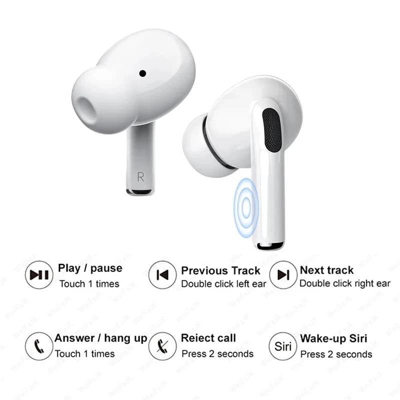 سماعات بلوتوث لاسلكية أصلية برو 5 TWS سماعات أذن صغيرة رياضية إلغاء الضوضاء سماعات رأس للألعاب لهواتف أبل آيفون - 2