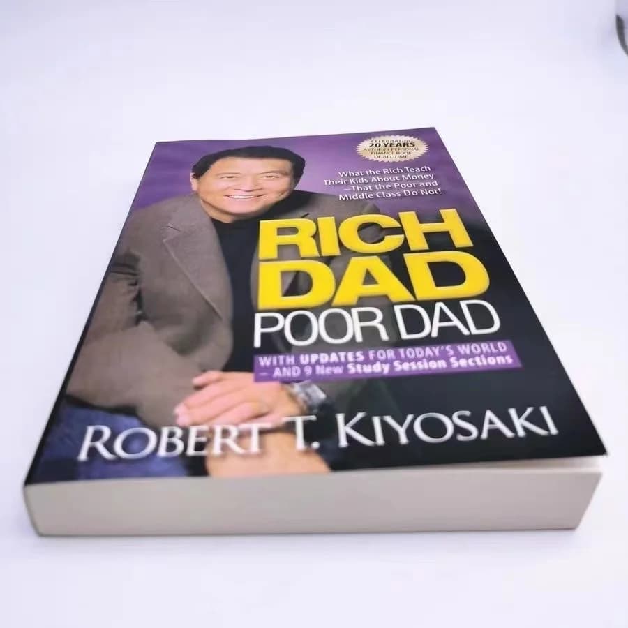 RICH DAD POOR DAD Robert Toru Kiyosaki Personal Finance Children Books Financial Intelligence Enlightenment Education book - 3