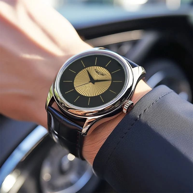 Top Brand Man Wristwatch Luxury Business Waterproof Men Watch For Men Quartz Clock Leather Men's Watches reloj Handsome 2025 New - 5