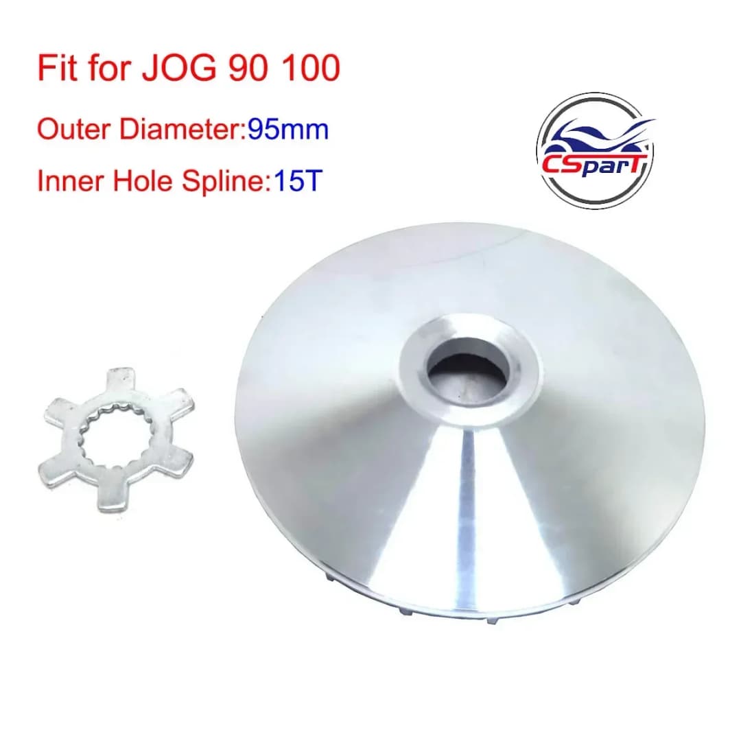 95MM 15T 17T CVT Variator Fan For Yamaha JOG 50 90 100 1PE40QMB 4DM Vento ZIP Keeway F-act Matrix Flash ARNATV Buggy Scooter - 2