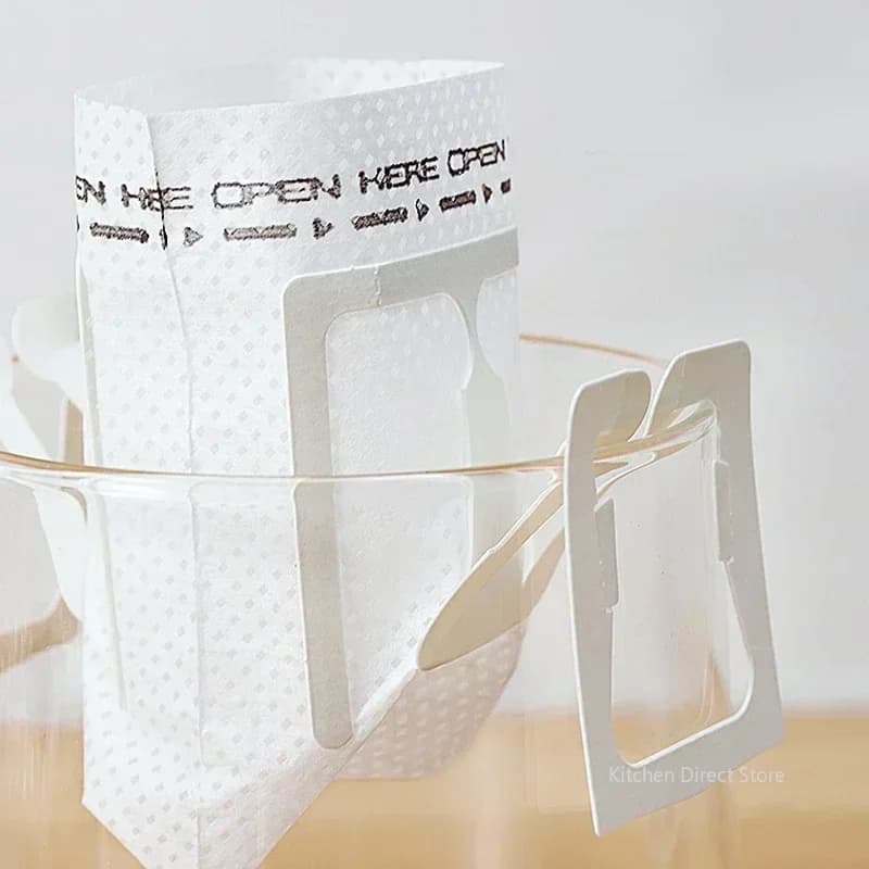 50/100pcs Coffee Filter Bags Disposable Drip Coffee Paper Pack Portable Hanging Ear Espresso Coffee Accessories Tea Tool - 3