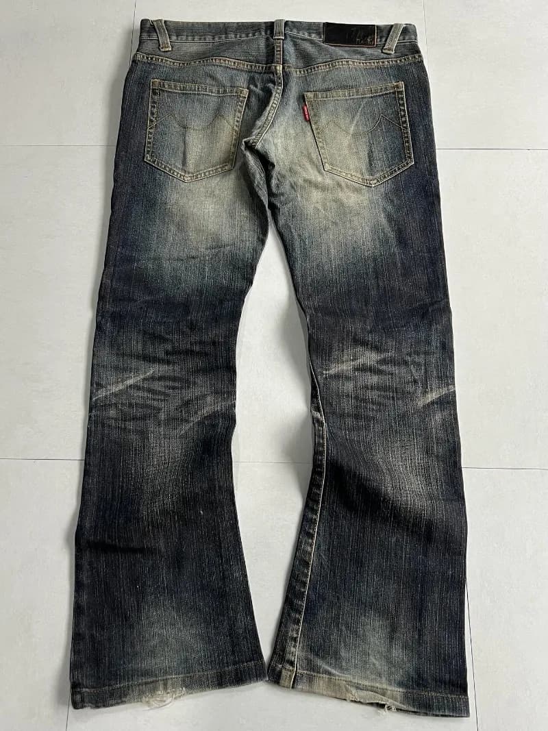 جينز رجالي مستقيم، تصميم عتيق أوروبي وأمريكي، مغسول وممزق، ستايل هاراجوكو، موضة بانك، ملابس شارع، هيب هوب - 5